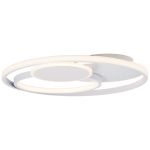 Brilliant Runda Deckenleuchte Metall Silicone Weiß 45W 5200lm - 830-865 CCT | 500mm - Fernsteuerung Dimmbar