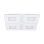 Eglo Deckenleuchte Padrogia-Z Stahl Weiß 9.7W 1170lm - 827-865 Abstimmbares Weiß + RGB | IP20 - Zigbee Dimmbar