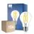 Mehrfachpackung 10x Philips Master LED E27 Birne Fadenlampe Klar 7.2W 1055lm - 922-927 Dim To Warm | Höchste Farbwiedergabe - Dimmbar - Ersatz Für 75W