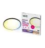 WiZ Smart LED Deckenleuchte SuperSlim Schwarz 16W 1300lm - 927-965 Abstimmbares Weiß | IP20 - Höchste Farbwiedergabe - Wifi Dimmbar