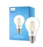 Philips Corepro LED Glühbirne E27 Birne Klar 4.3W 470lm - 827 Extra Warmweiß | Ersatz für 40W