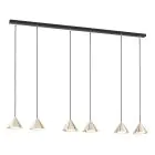Emibig Pendelleuchte Elit Stahl Schwarz | Geeignet für 6x GX53 - Max 12W