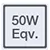 Vergleichswert-Logo auf der Verpackung einer LED
